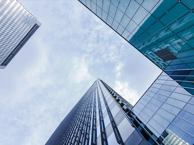 Applications du verre architectural dans les murs rideaux