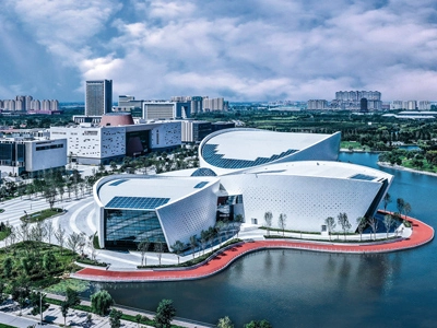 Verre architectural Lanjing dans le centre culturel de Zibo