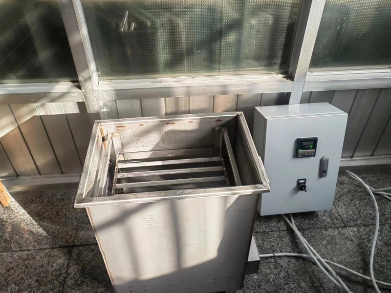 Essais d'ébullition en verre feuilleté