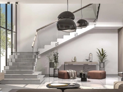 Lanjing verre architectural à Dubaï Raillings en verre et balustrade